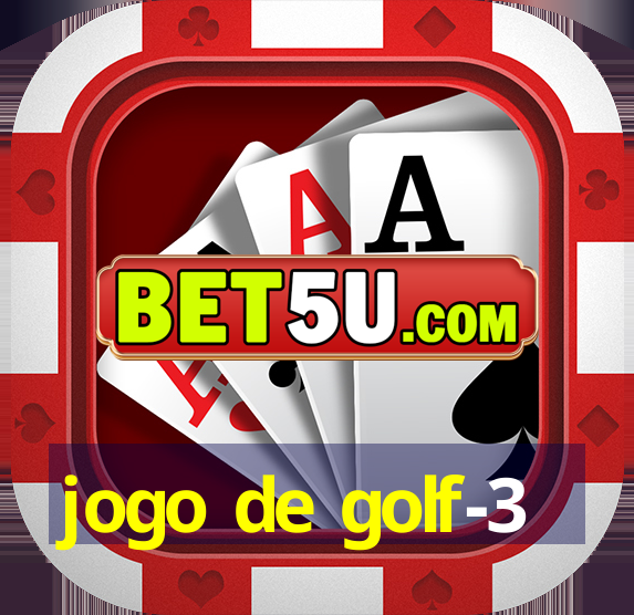 jogo de golf